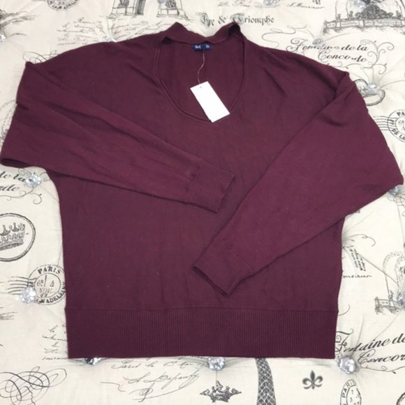 Splendid Choker Neck Pullover - Picture 3 of 5